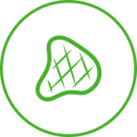 Strong meat fiber texture